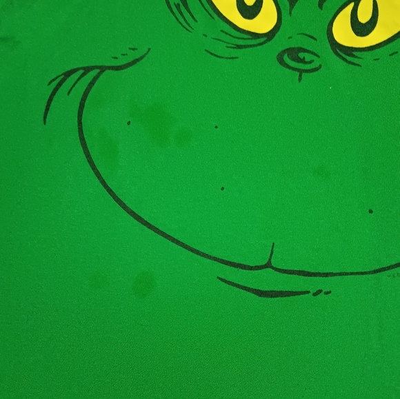 2008 Dr Seuss How The Grinch Stole Christmas Big Face Shirt Vintage Y2K Tee - Picture 7 of 7